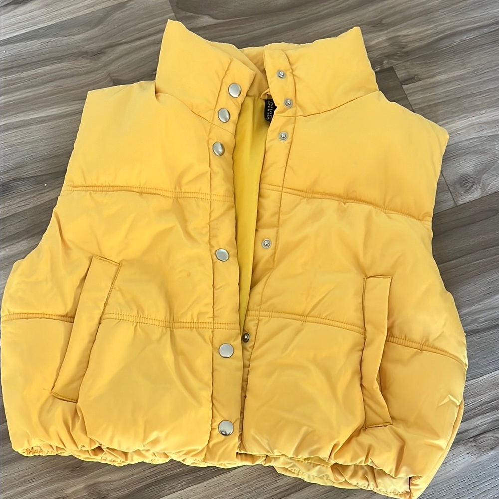 H&M Yellow Puffer Vest
